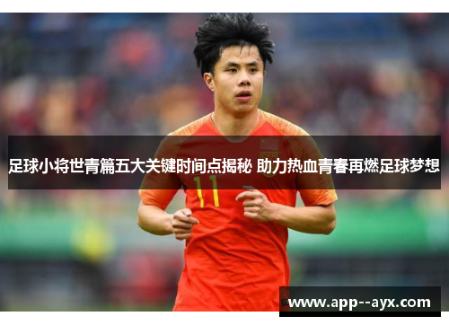 足球小将世青篇五大关键时间点揭秘 助力热血青春再燃足球梦想