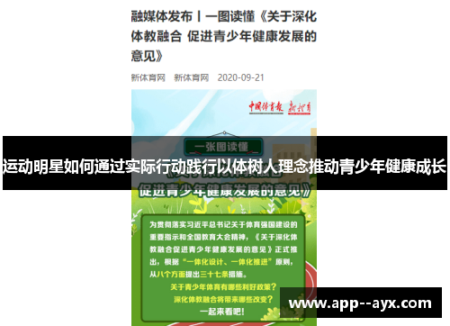 运动明星如何通过实际行动践行以体树人理念推动青少年健康成长